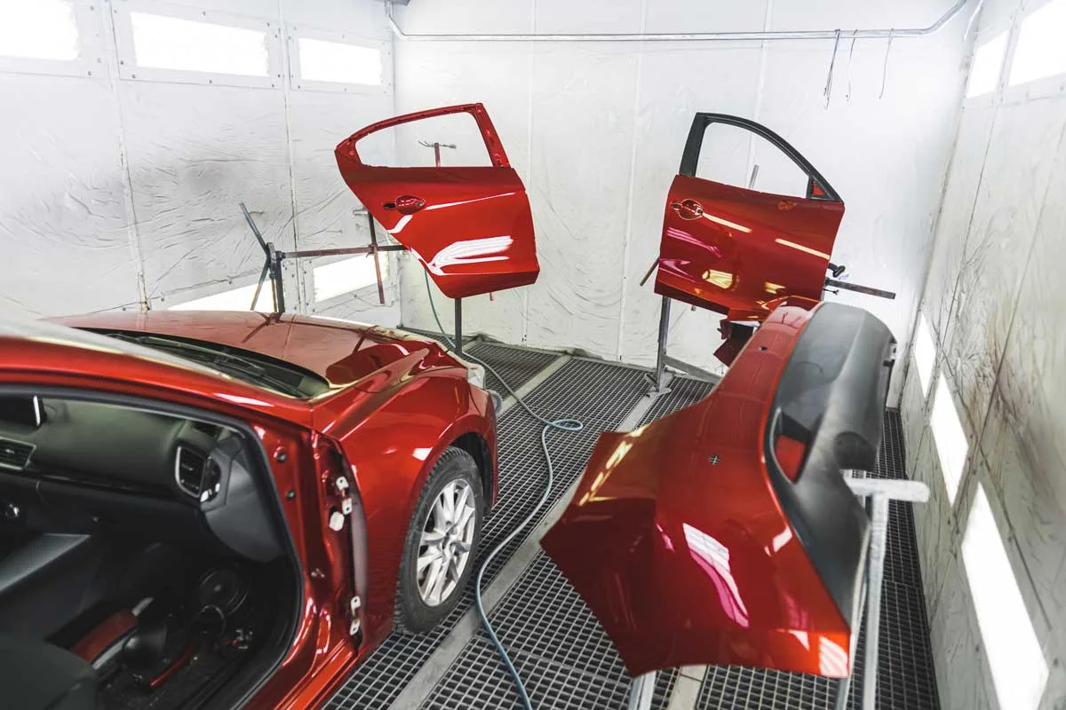 Proceso de laminado automotriz profesional en Tepic